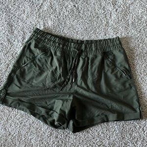 Hunter green shorts